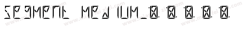 Segment Medium字体转换